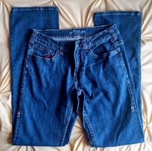 Cowgirl Tuff Boot Cut Blue Jeans